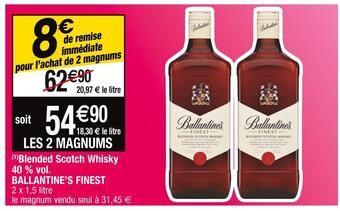 Cora Ballantine’s finest blended scotch whisky 40 % vol offre