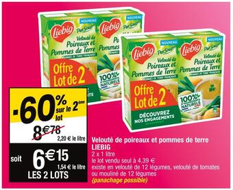 Cora Liebig velouté de poireaux et pommes de terre offre
