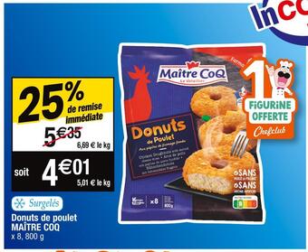 Cora Maître coq donuts de poulet offre
