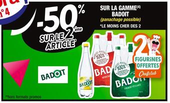 Cora Badoit -50% sur le 2ème article sur la gamme badoit offre