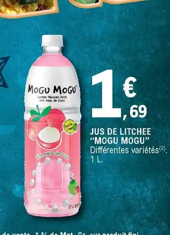 E.Leclerc Jus de Litchee Mogu Mogu offre