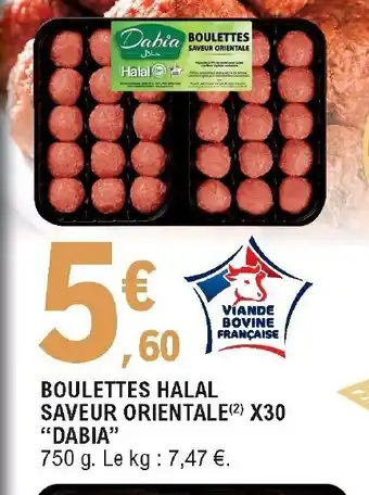 E.Leclerc Boulettes Halal Saveur Orientale offre