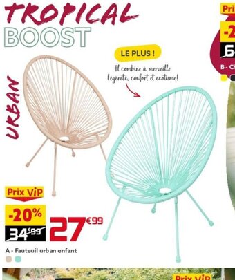 Gifi Fauteuil urban enfant offre