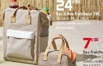 Gifi Sac à dos fraîcheur 19L offre