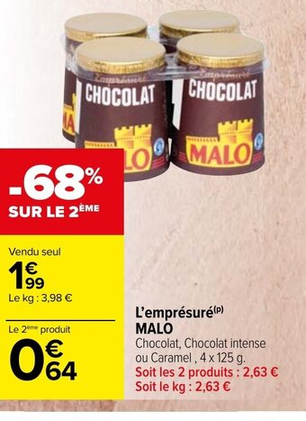 Carrefour Market L'emprésuré MALO offre