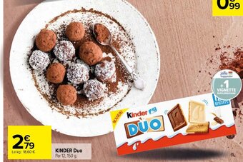 Carrefour Market KINDER Duo offre