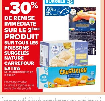 Carrefour Market Poissons surgeles nature carrefour extra offre