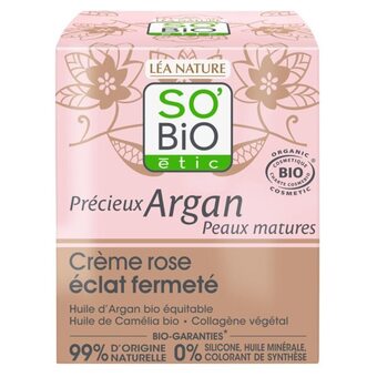 Crème rose éclat fermeté jour so'bio
