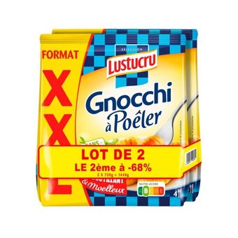 Auchan Gnocchi à poêler lustucru offre