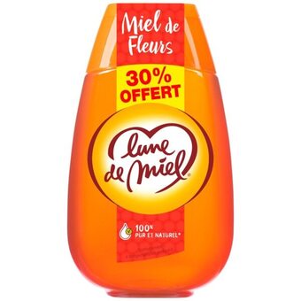 Auchan Miel de fleurs liquide lune de miel offre
