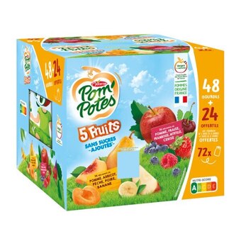 Auchan Compotes pom'potes offre