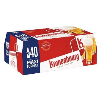 Auchan Bière blonde kronenbourg offre