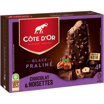 Auchan Bâtonnets côte d'or chocolat noir praliné offre