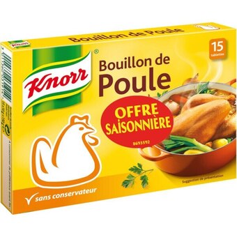 Auchan Bouillon de poule knorr offre