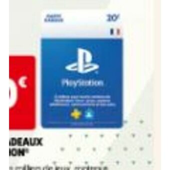 Auchan La carte cadeau playstation offre