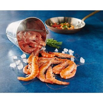 Auchan Crevettes entières cuites réfrigérées offre