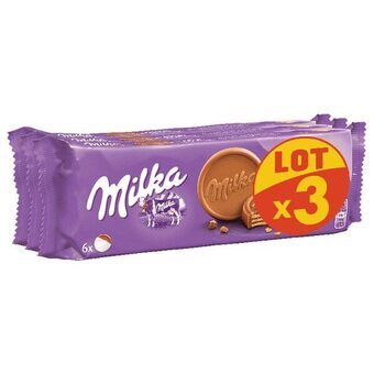 Auchan Biscuits choco supreme milka offre