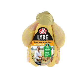 Auchan Poulet fermier lyré label rouge filière auchan cultivons le bon offre