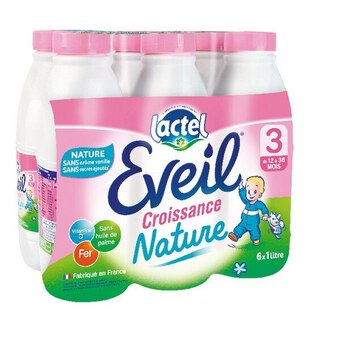 Auchan Croissance éveil lactel offre
