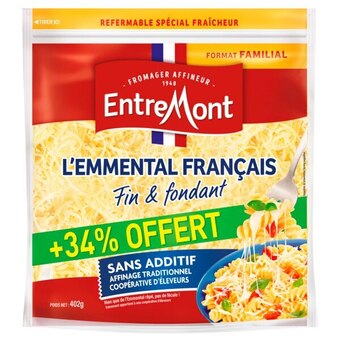Auchan Emmental râpé offre