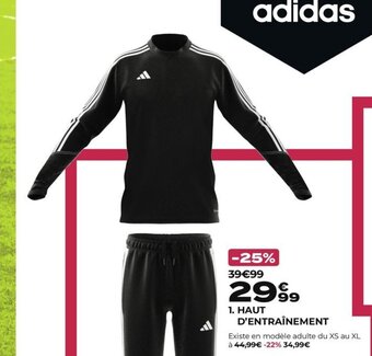 Go Sport HAUT D'ENTRAÎNEMENT offre