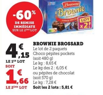 Hyper U BROWNIE BROSSARD offre