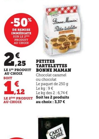 Hyper U PETITES TARTELETTES offre