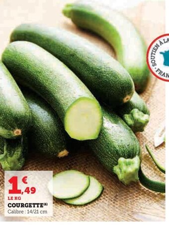 Hyper U COURGETTE offre