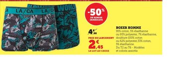 BOXER HOMME