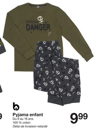 Zeeman Pyjama enfant offre