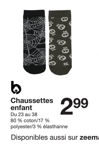 Zeeman Chaussettes enfant offre