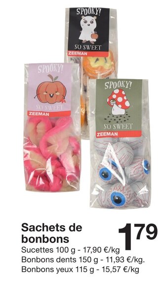 Sachets de bonbons