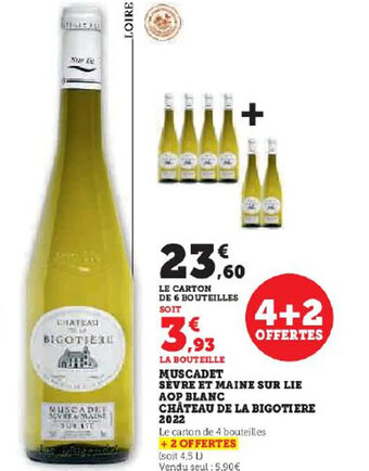 Hyper U MUSCADET SEVRE ET MAINE SUR LIE offre