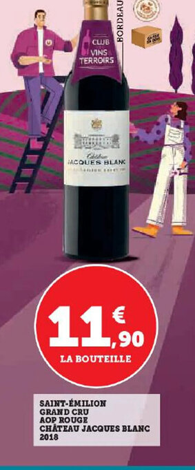 Hyper U SAINT-ÉMILION GRAND CRU AOP ROUGE offre