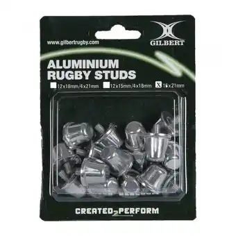 Decathlon Pack de 16 crampons rugby alu - 21 mm - gilbert offre