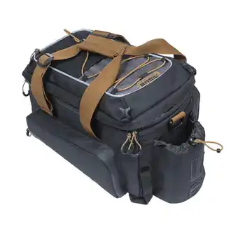 Decathlon Sacoche de porte-bagages vélo étanche polyester avec réflèchissants basil miles offre