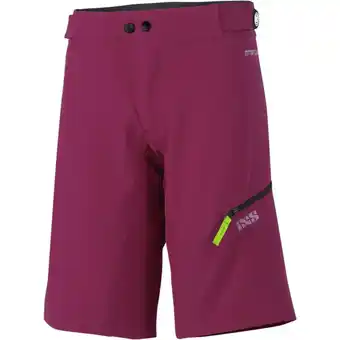 Decathlon Short de vélo femme carve rouge offre