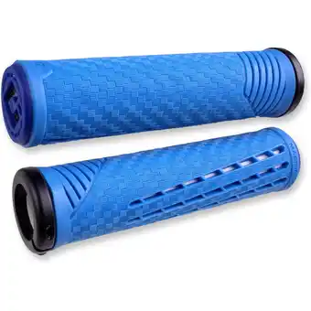 Decathlon Poignée de vélo cf poignées lock-on bleu offre