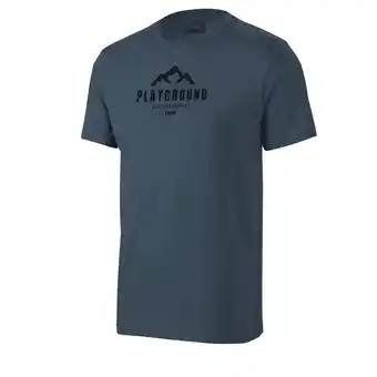Decathlon T-shirt manches courtes homme ridge bleu offre