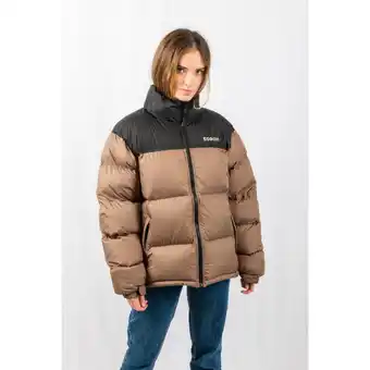 Decathlon Doudoune après-ski fashion unisexe ecoon lisboa short camel/noir offre