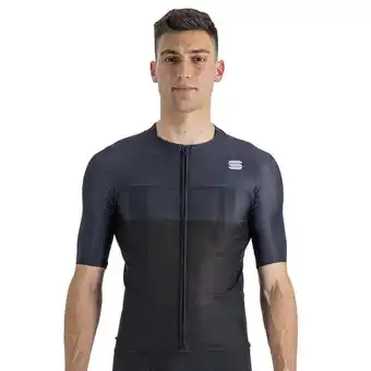 Decathlon Maillot de bicycle touring manches longues homme jersey light pro bleu offre