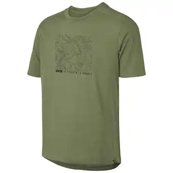 Decathlon T-shirt manches courtes homme tee flow tech contour vert offre