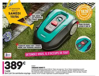ALDI Tondeuse Robot Ferrex offre
