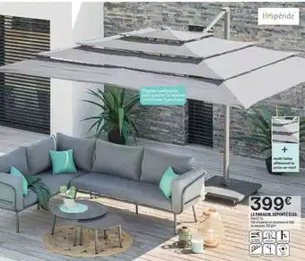 Centrakor Le Parasol Déporté éléa offre
