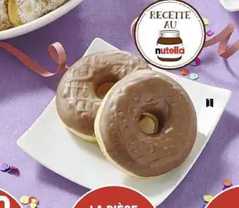 Casino Supermarchés Donuts recette au nutella offre
