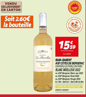 Netto SUD-QUEST AOP CÔTES DE BERGERAC offre