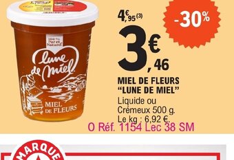 E.Leclerc MIEL DE FLEURS LUNE DE MIEL offre
