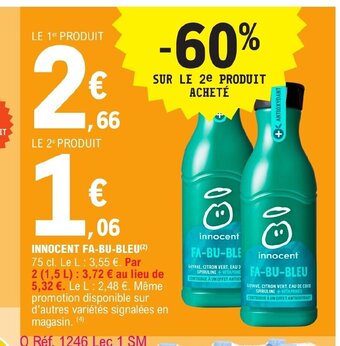 E.Leclerc INNOCENT FA-BU-BLEU offre