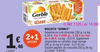 E.Leclerc Biscuits gerble offre
