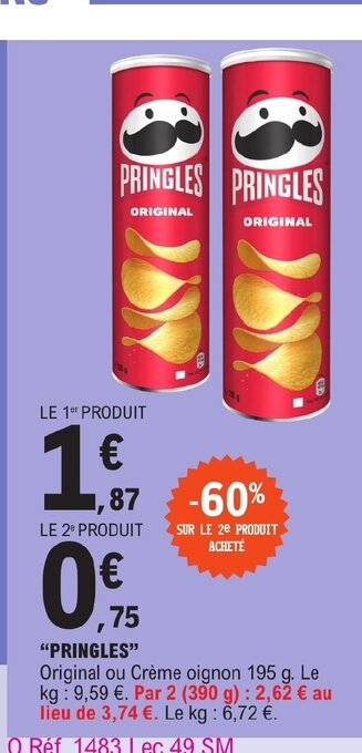 E.Leclerc PRINGLES offre